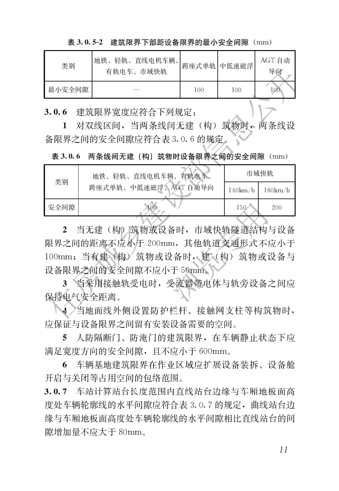 住房和城鄉建設部關于發布國家标準 《城市軌道交通工(gōng)程項目規範》的公告(圖15)